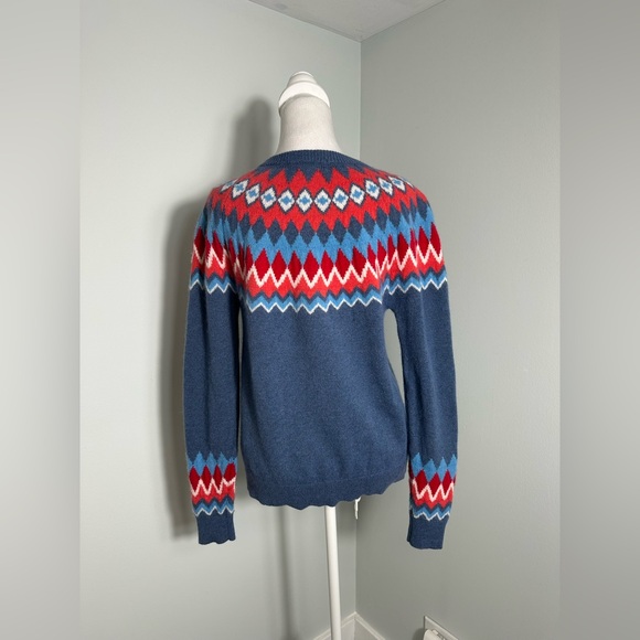 Boden Edie Fair Isle Cardigan Size Medium - Picture 9 of 16